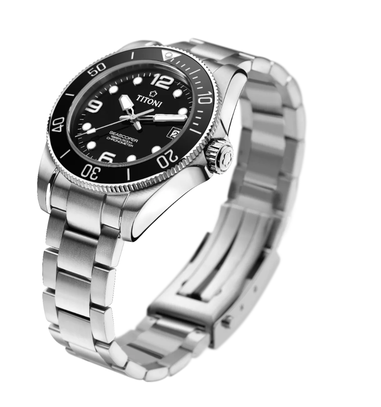 Titoni SEASCOPER CHRONOMETER 42MM Herrenuhr 83601 S-BK-256