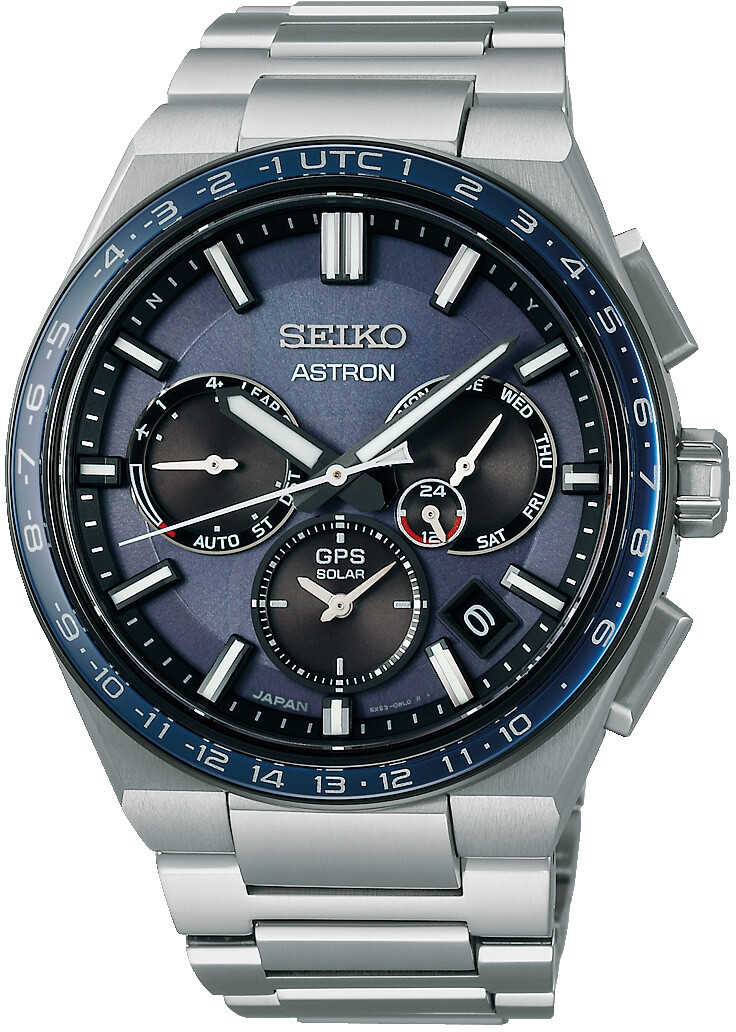 Seiko Astron GPS Solar Dual-Time Herrenuhr SSH109J1
