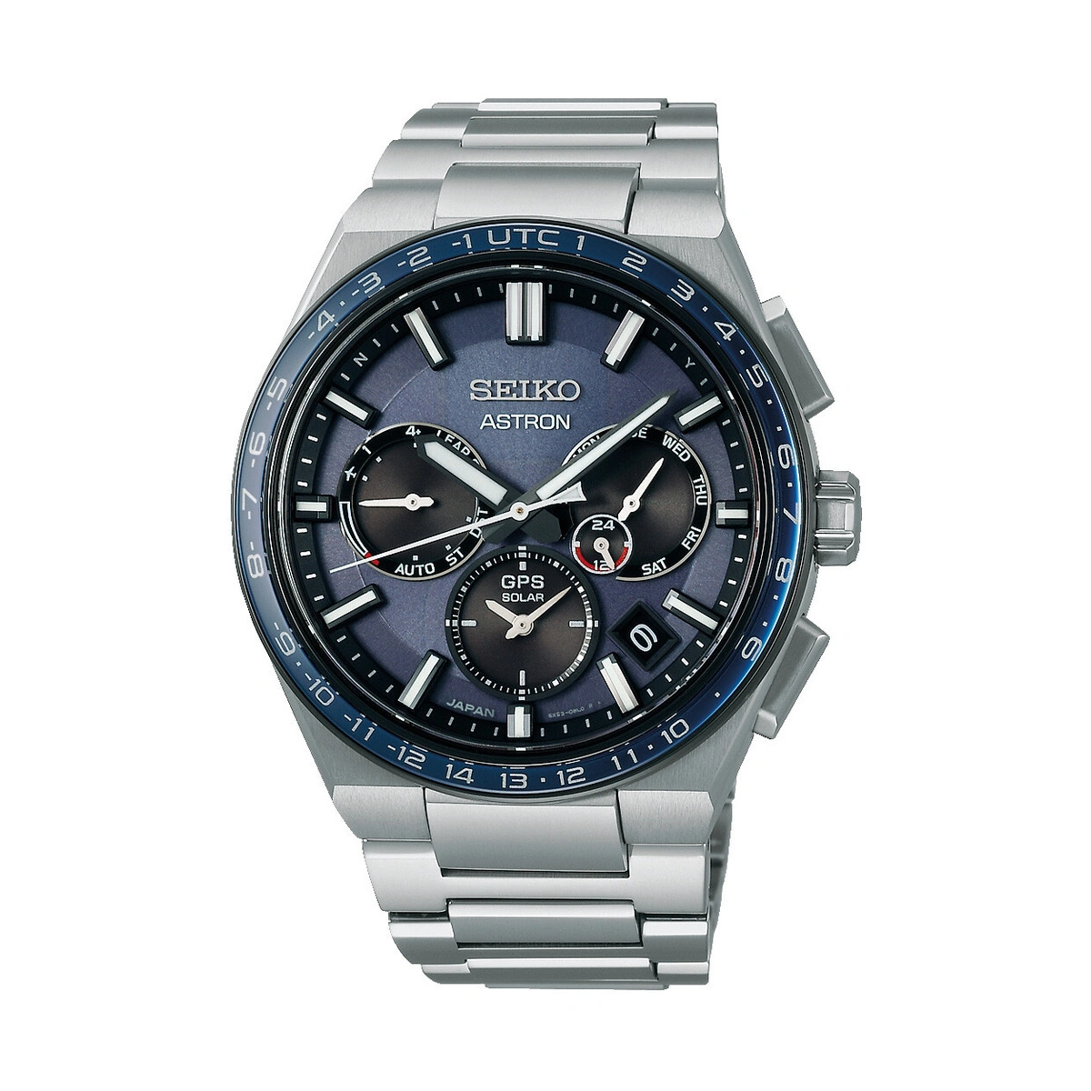 Seiko Astron GPS Solar Dual-Time Herrenuhr SSH109J1