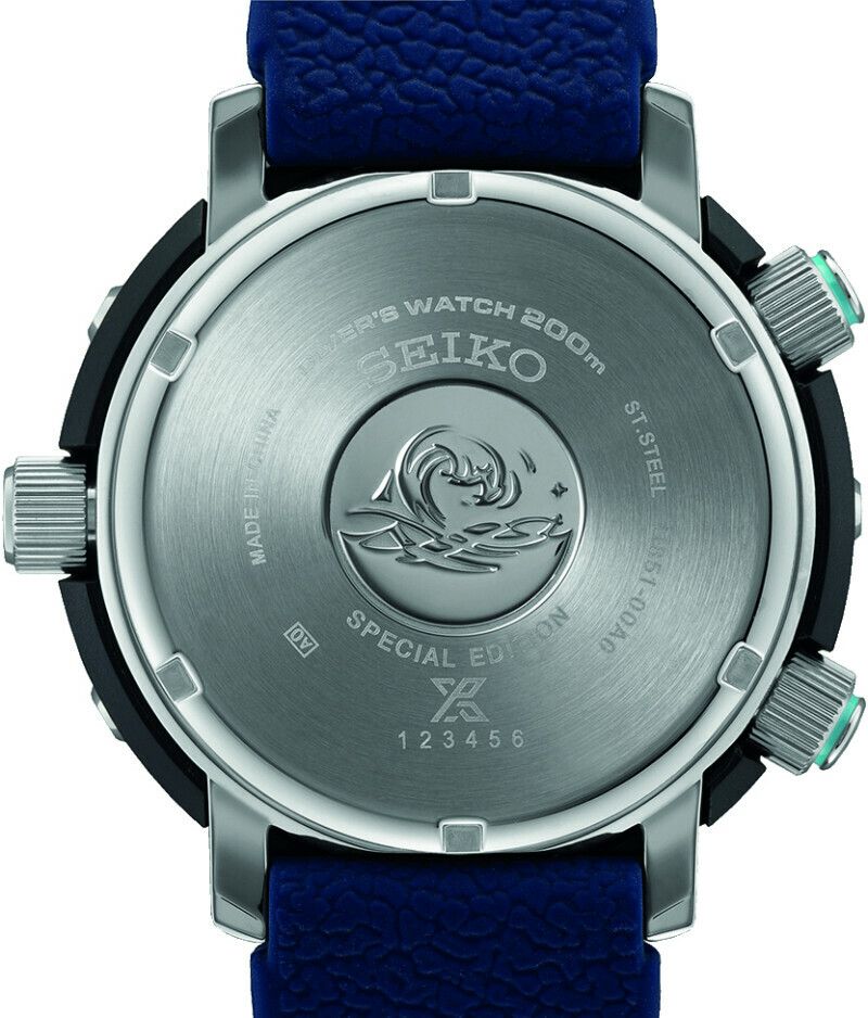 Seiko Prospex SEA Solar Diver's Overseas Special Edition Tropical LagoonSNJ039P1 Herren uhr