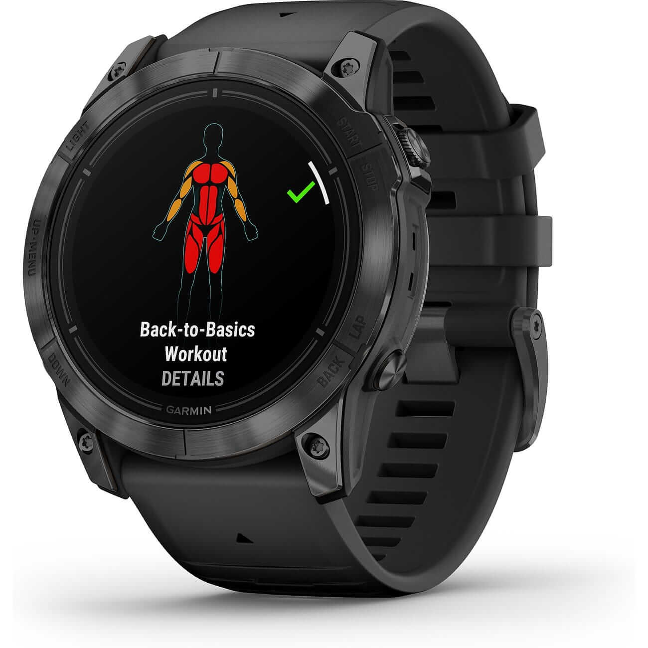 Garmin Epix™ Pro Gen 2 Sapphire 51mm Schwarz/Carbongrau Titan mit Silikonarmband 010-02804-01
