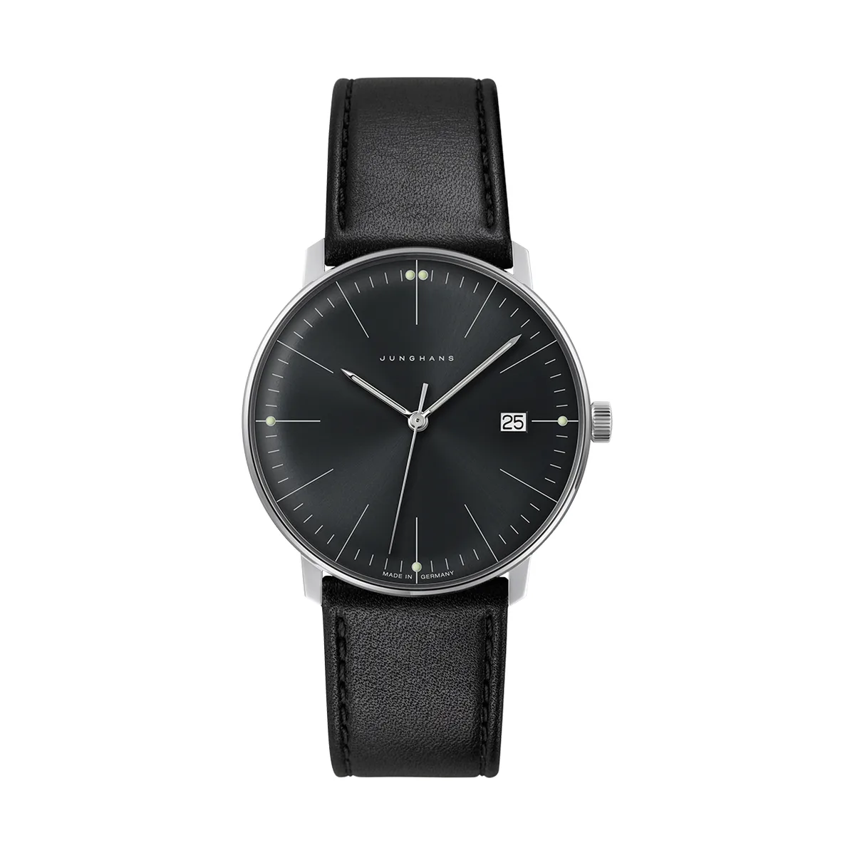 Junghans max bill Quarz Saphirglas Herrenuhr 041/4465.02