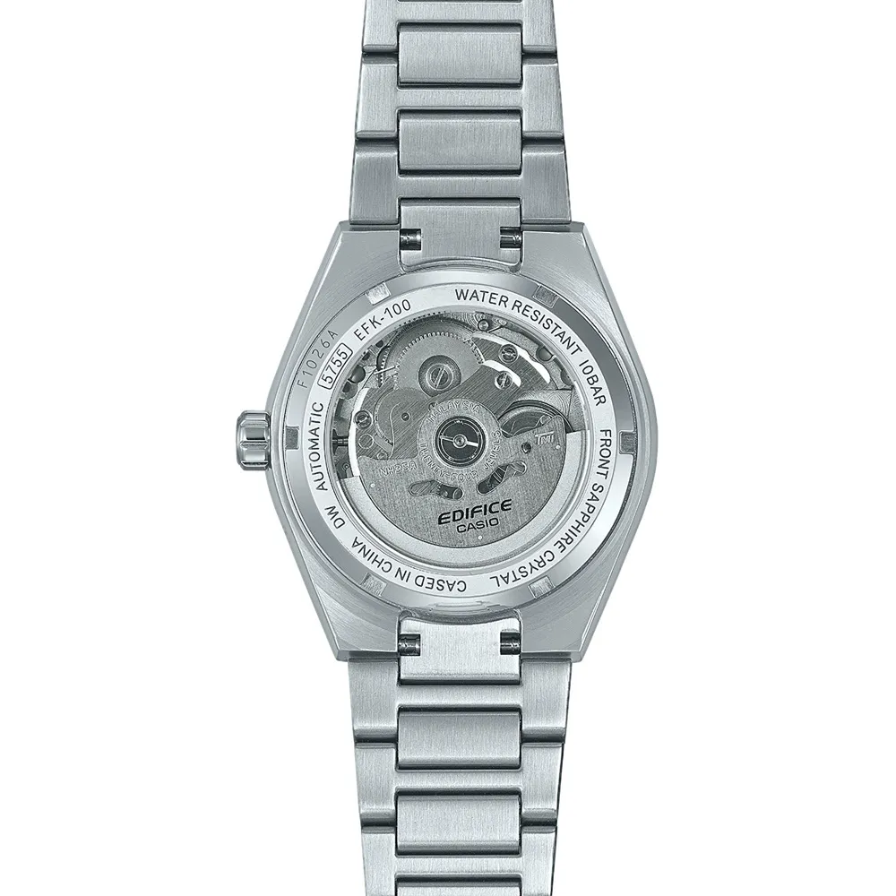 Casio Edifice Automatik EFK Silber Herrenuhr EFK-100D-7AER