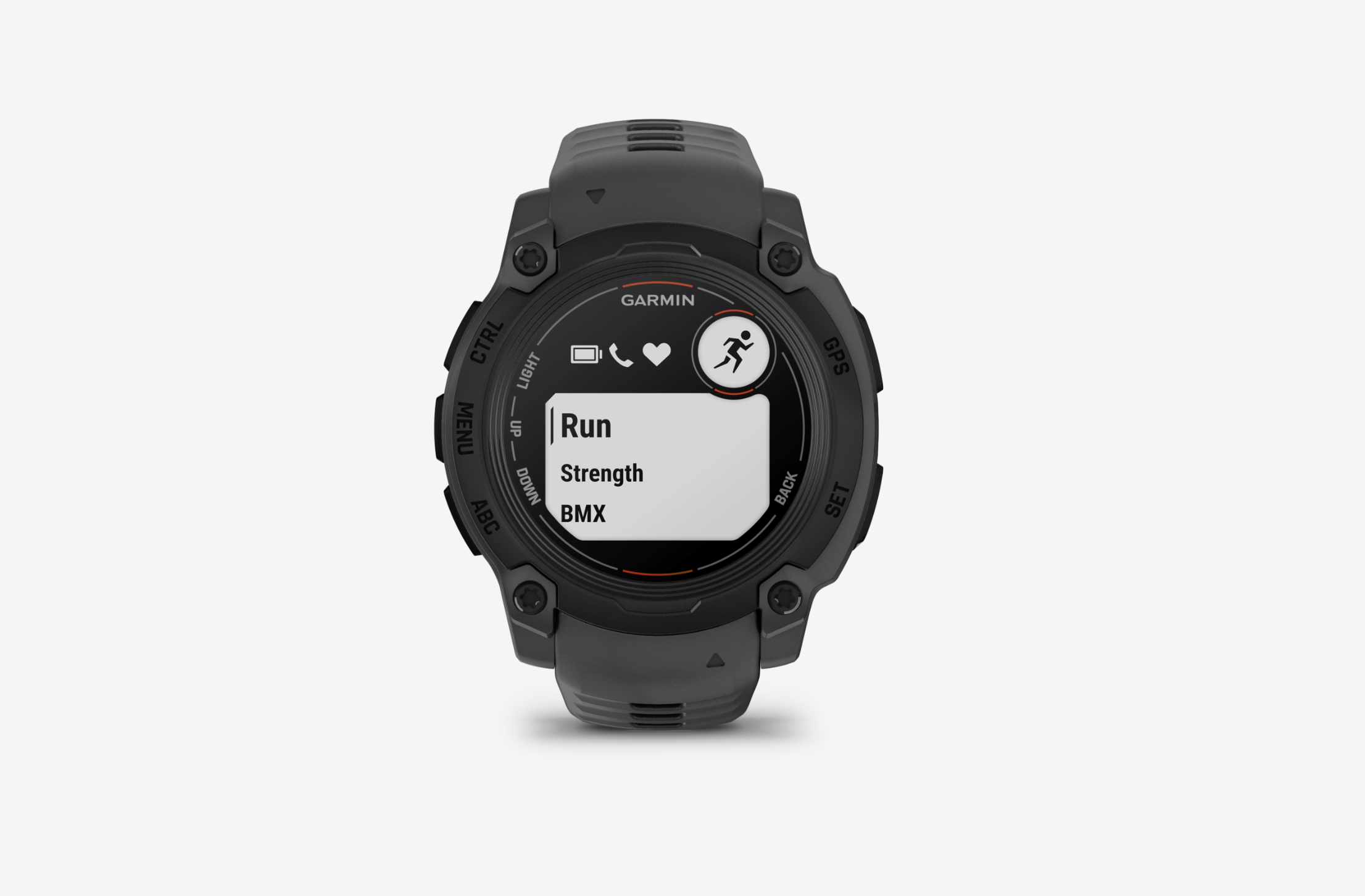  Garmin Instinct® E 010-02932-00 - 40 mm Kohle/Schwarz mit Silikon-Wechselarmband 20 mm Kohle