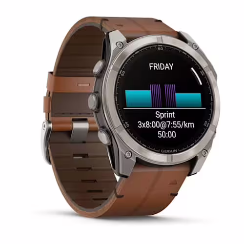 Garmin fēnix® 8 - 51 mm 010-02907-21 AMOLED Sapphire GRAPHIT/CARBONGRAU TITAN  BUNDLE MIT NEONGELBEN SILIKONBAND