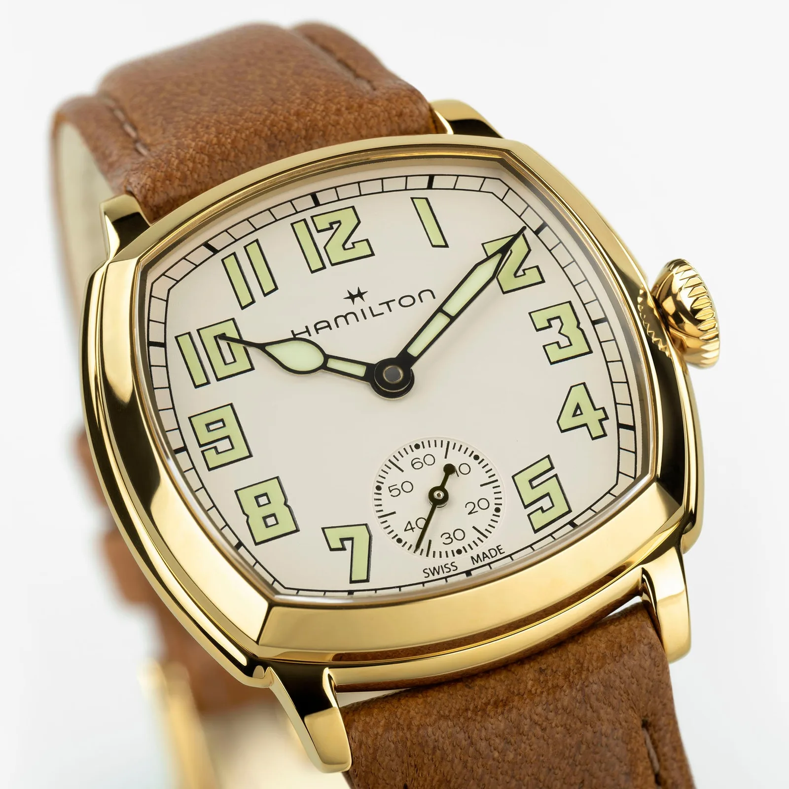 Hamilton American Classic Cushion Small Second 30 mm Handaufzug Damenuhr H36119520