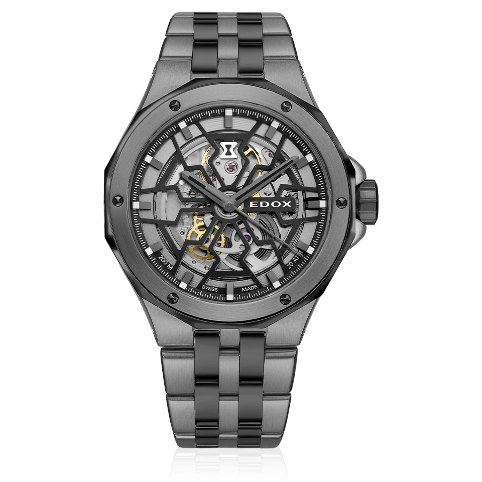 Edox Delfin Mecano Herrenuhr 85303 357GNM NGN