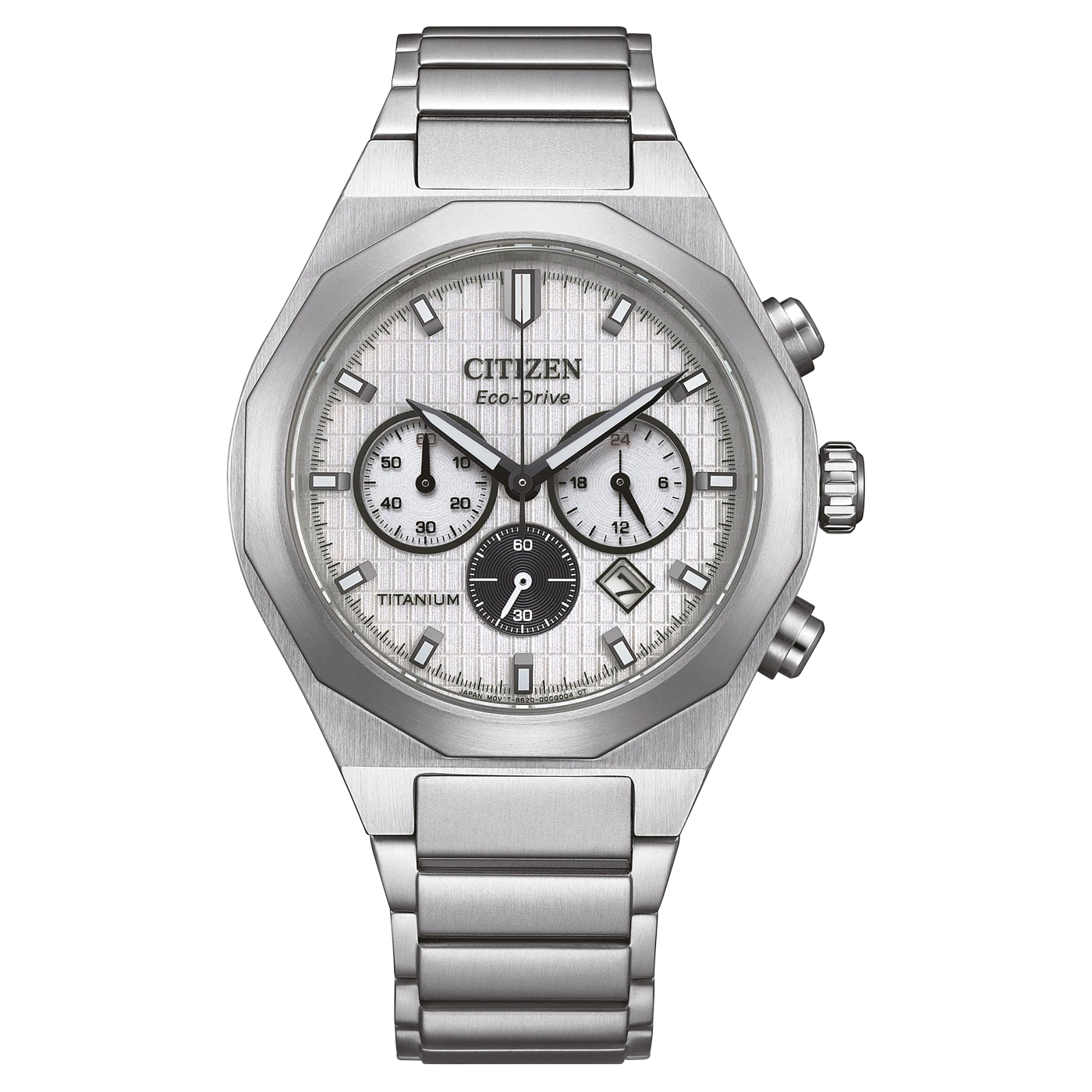 Citizen Zenshin Senkei Super Titanium™ Chronographen mit Eco-Drive Herrenuhr CA4690-51A