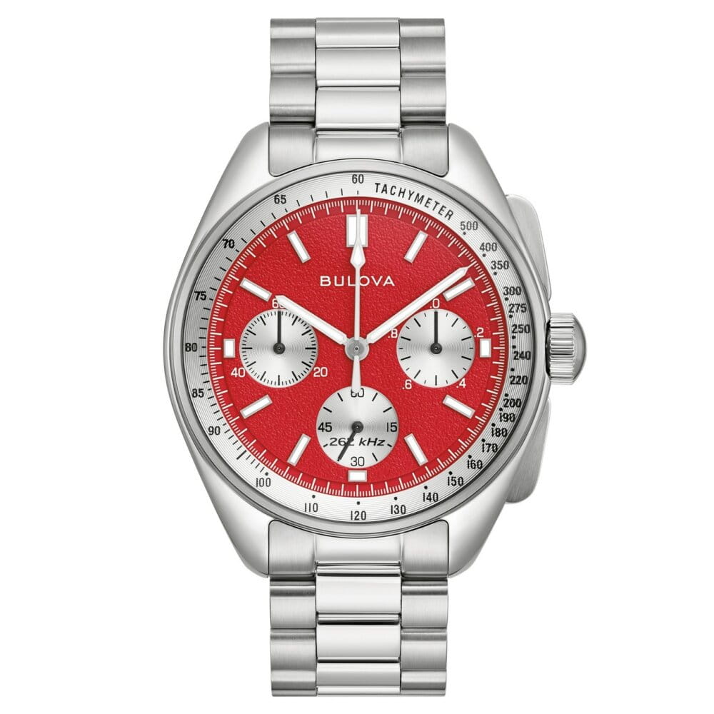 Pre-owned Bulova Lunar Pilot Chronograph Herrenuhr 96K115 