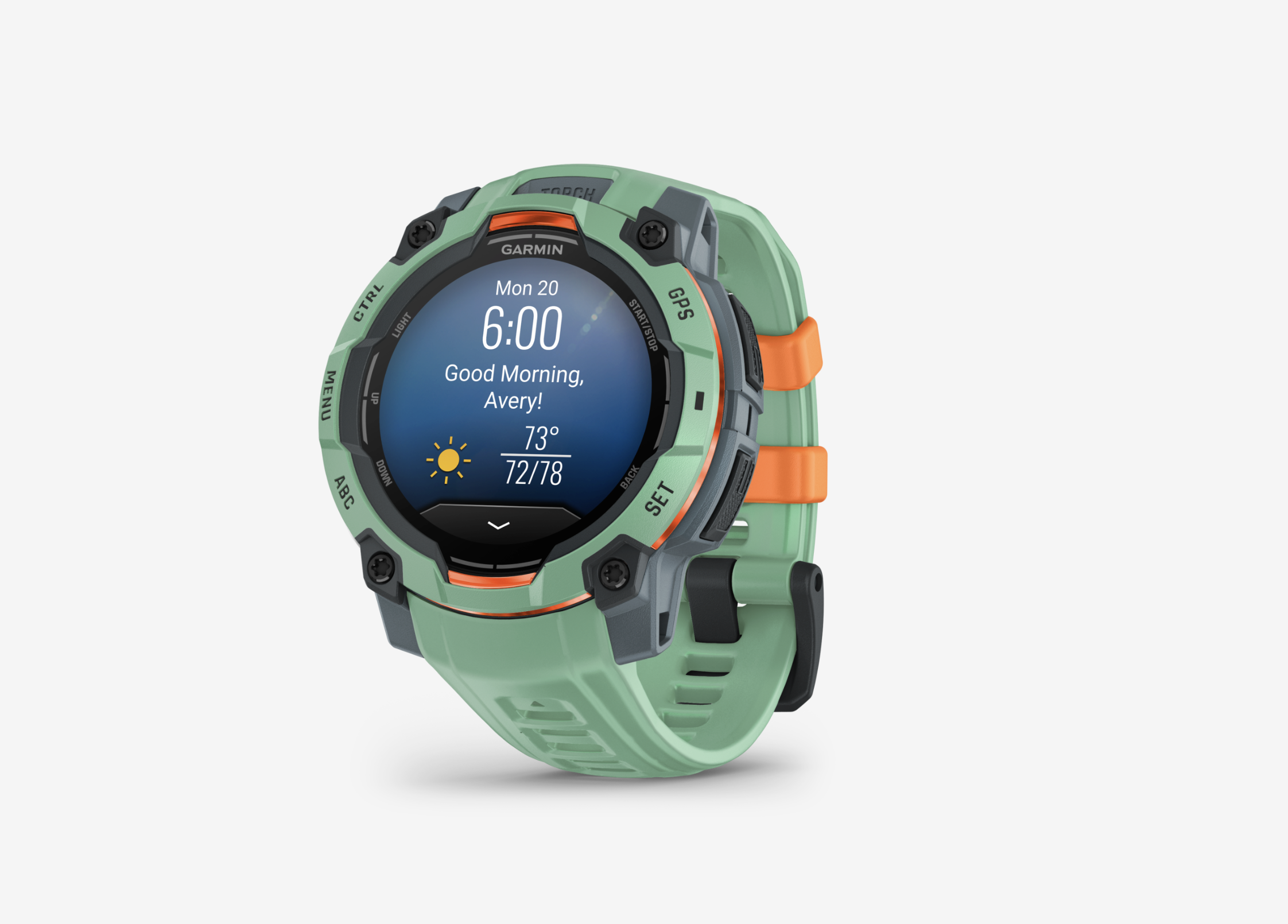  Garmin Instinct® 3 AMOLED 010-02936-01 - 45 mm Twilight/Neo Tropic mit Silikon-Wechselarmband 22 mm Neo Tropic
