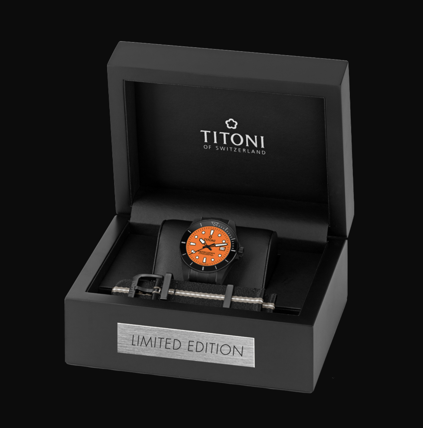 Titoni Seascoper 300 83300 B-BK-R-715 I Herrenuhr - Limited Edition