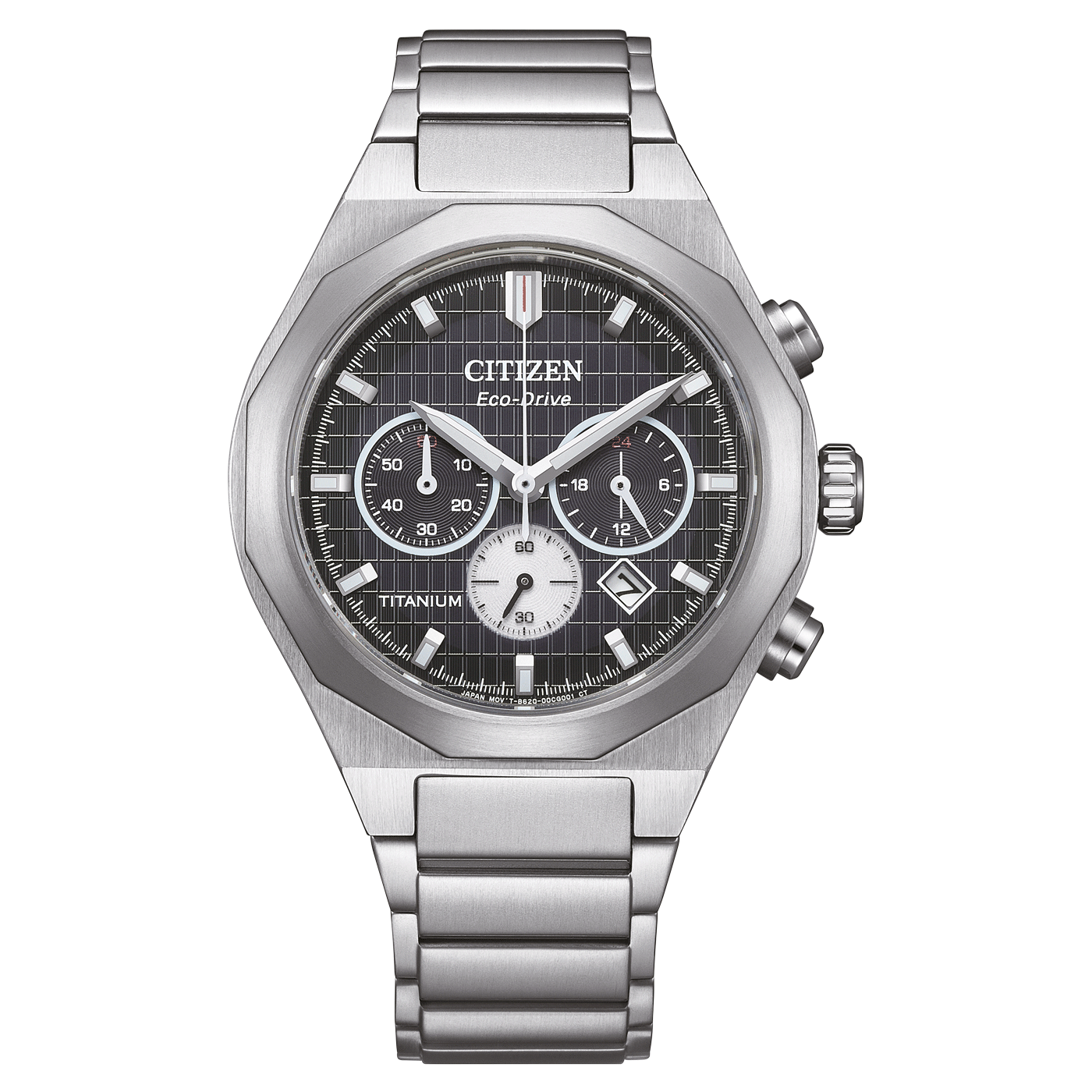 Citizen Zenshin Senkei Super Titanium™ Chronographen mit Eco-Drive Herrenuhr CA4690-51E