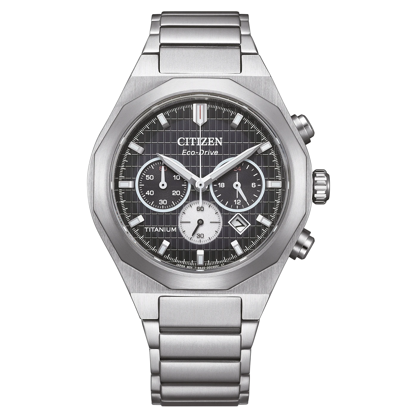 Citizen Zenshin Senkei Super Titanium™ Chronographen mit Eco-Drive Herrenuhr CA4690-51E