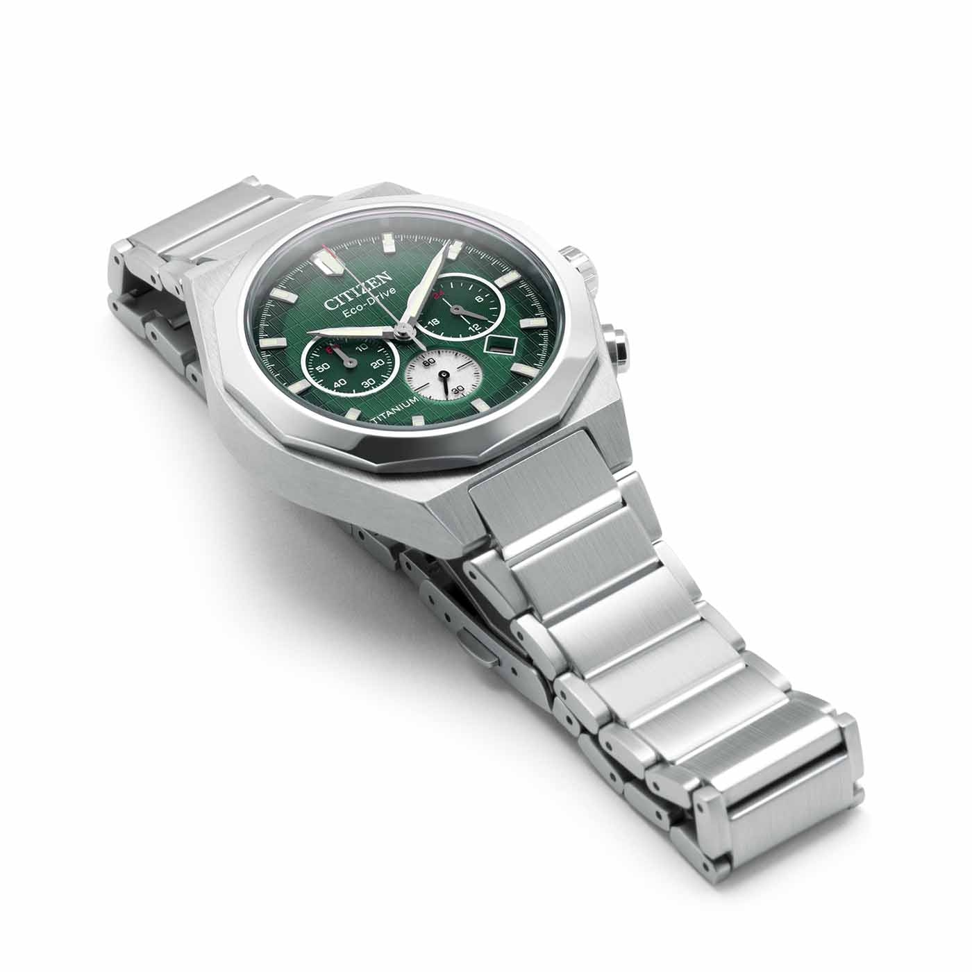 Citizen Zenshin Senkei Super Titanium™ Chronographen mit Eco-Drive Herrenuhr CA4691-59X