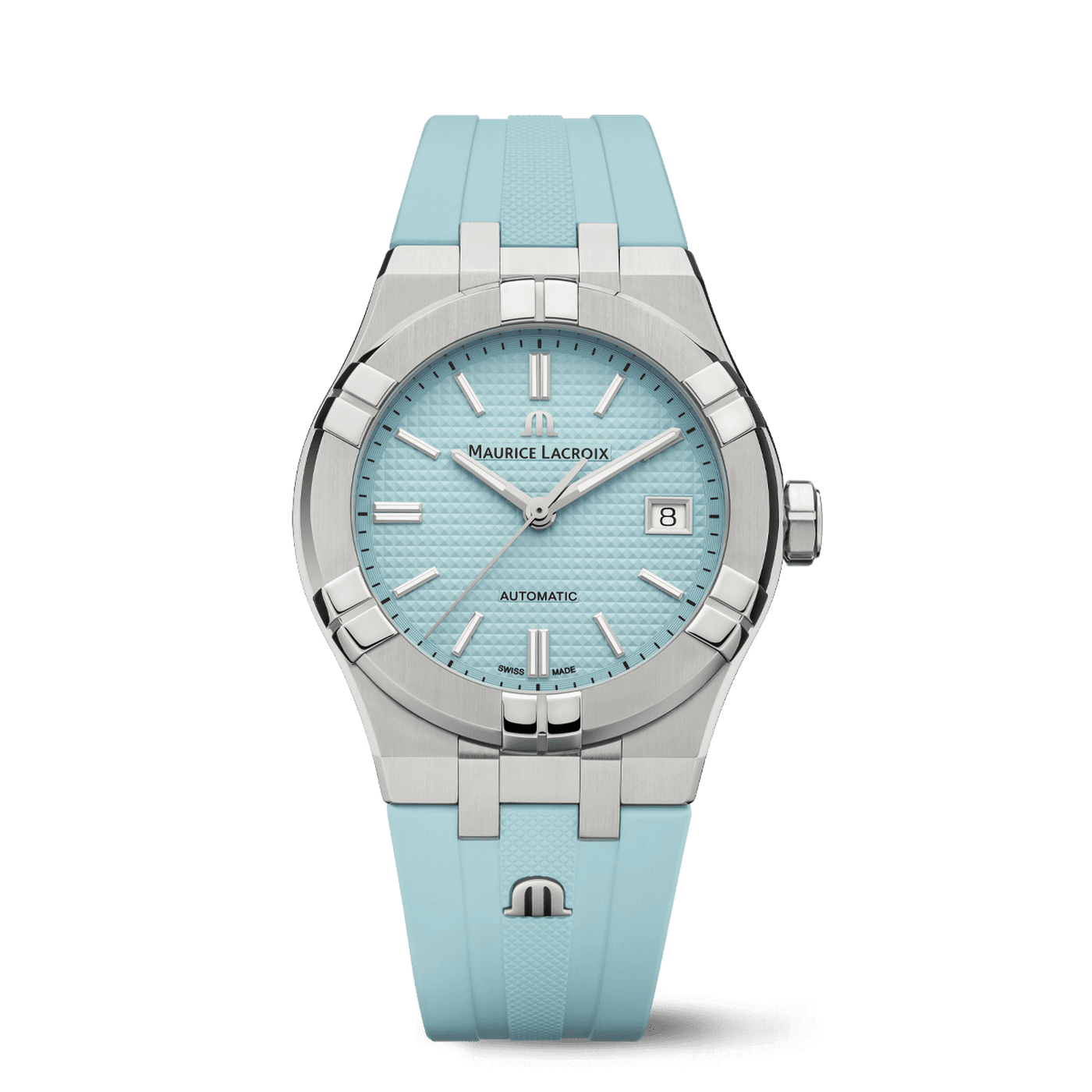Maurice Lacroix Aikon Automatic Eisblau Herrenuhr inkl. Zusatzband AI6007-SS00F-431-C