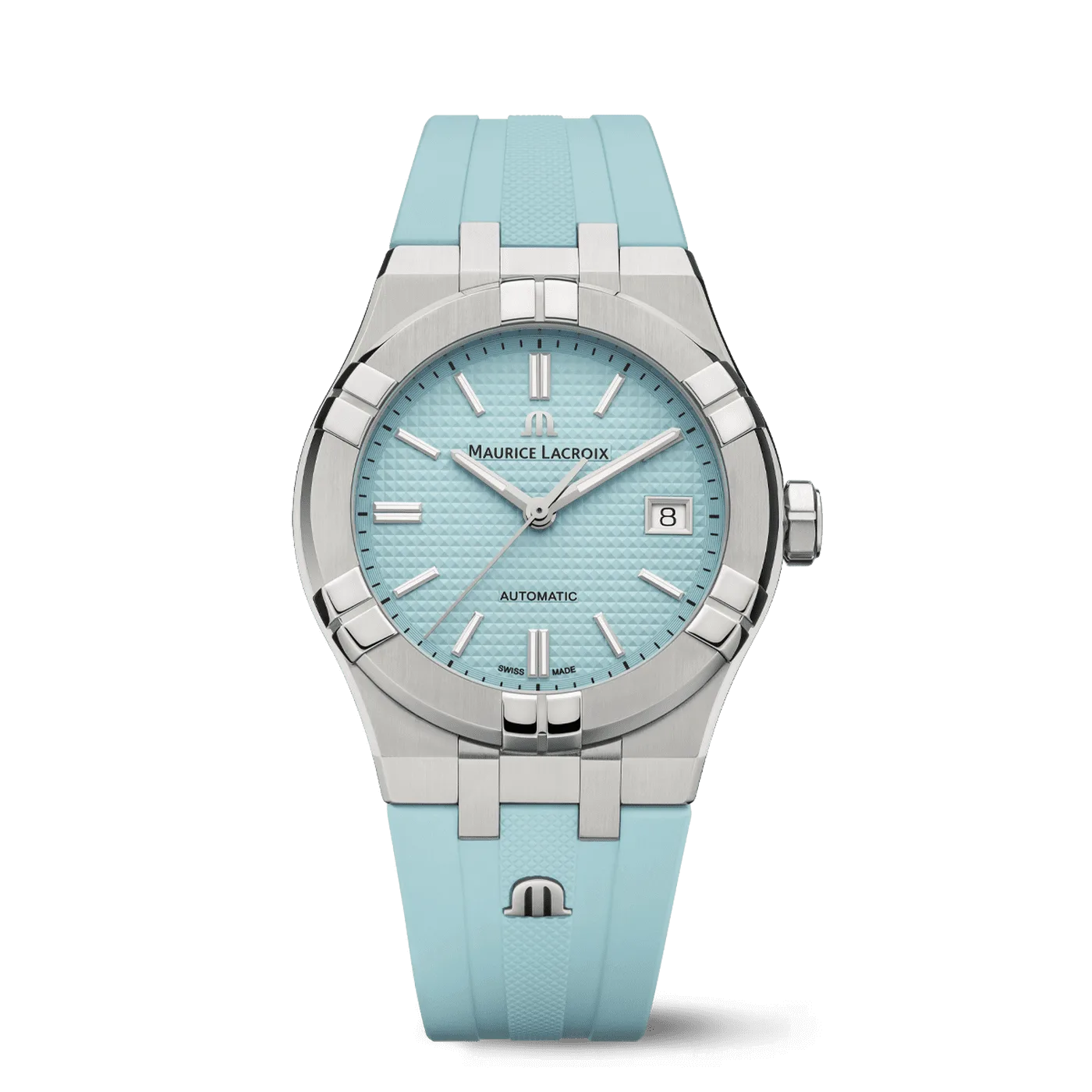Maurice Lacroix Aikon Automatic Eisblau Herrenuhr inkl. Zusatzband AI6007-SS00F-431-C