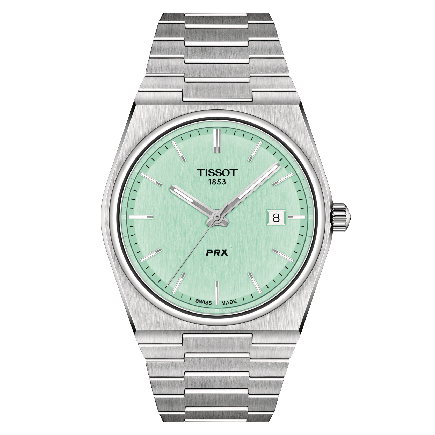 Tissot PRX Quartz Herrenuhr Mintgrün T137.410.11.091.01