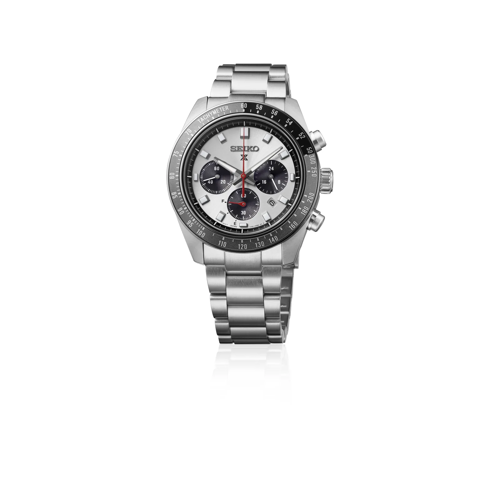 Seiko Prospex Speedtimer Solar Chronograph Grand Prix White Herrenuhr HBJ001P1