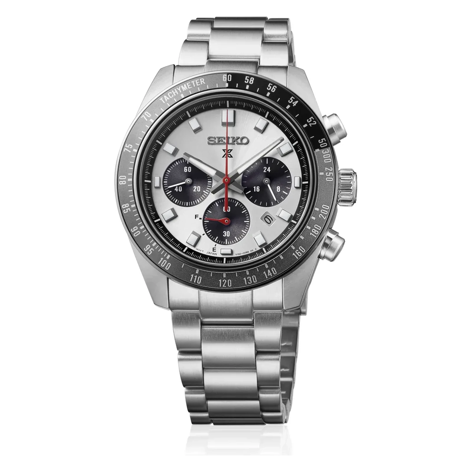 Seiko Prospex Speedtimer Solar Chronograph Grand Prix White Herrenuhr HBJ001P1