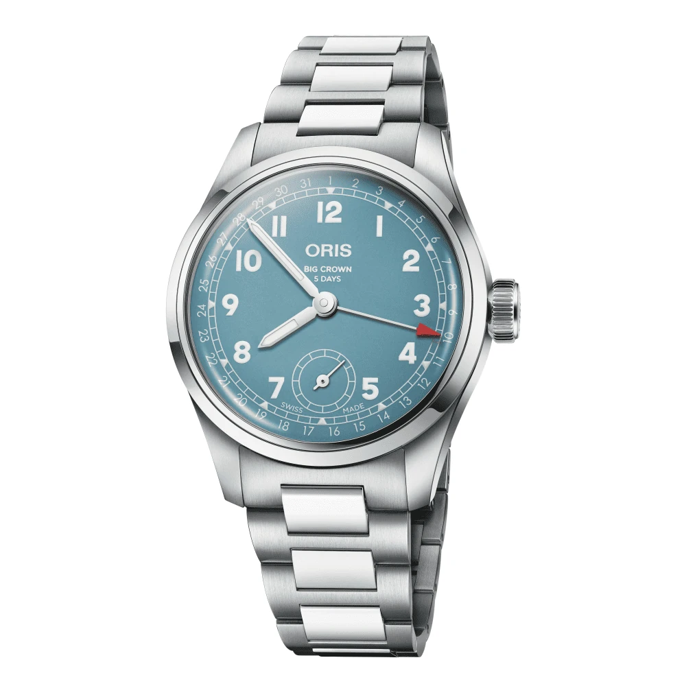 Oris Big Crown Pointer Date Calibre 473 38mm  Blau Herrenuhr 01 473 7786 4065-07 8 19 06