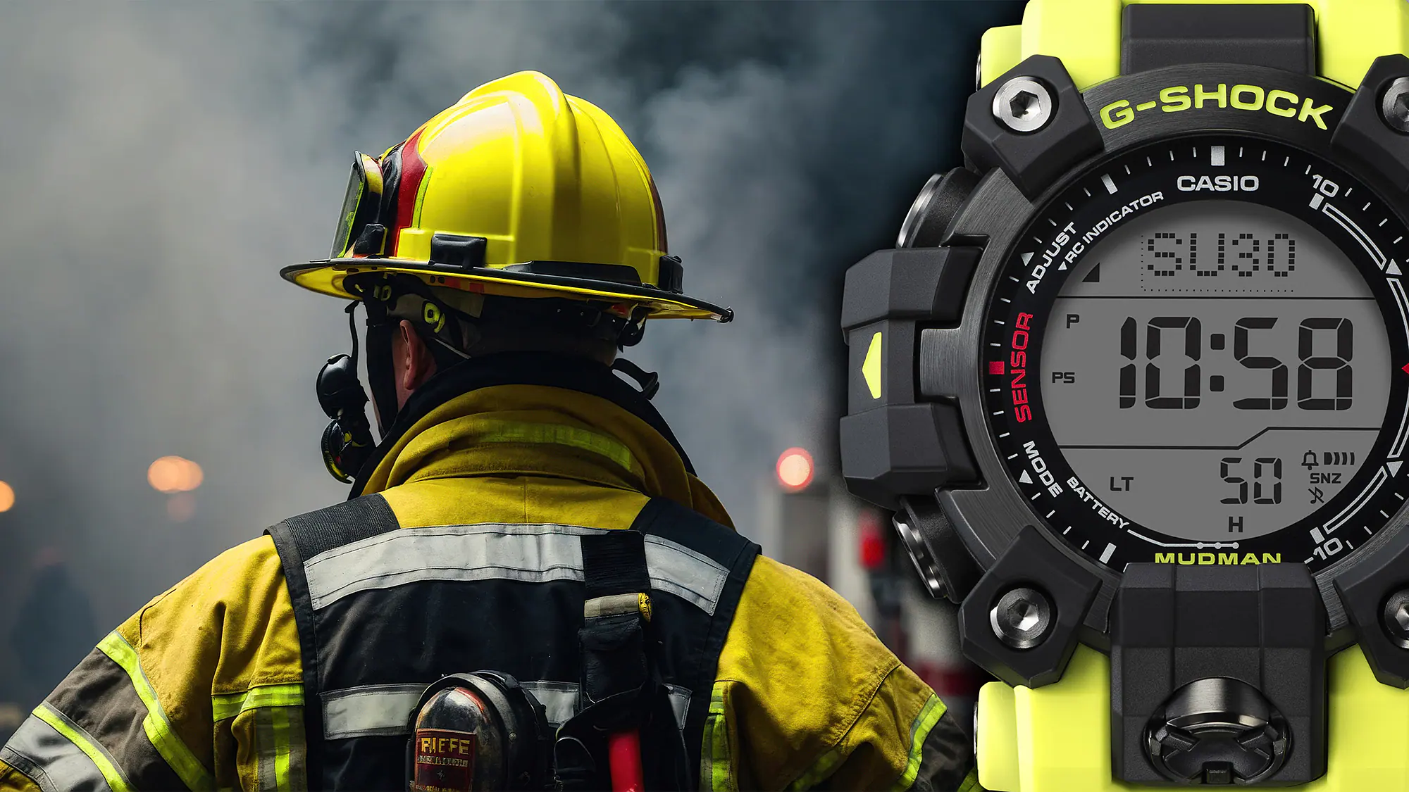 G-SHOCK MASTER OF G MUDMAN  GW-9500MRY-1A9ER