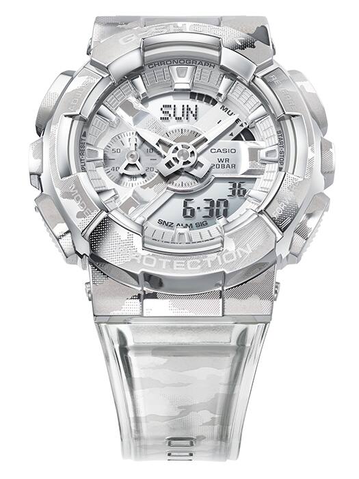 Casio G-Shock Herrenuhr Limited Edition Skeleton Camouflage GM-110SCM-1AER