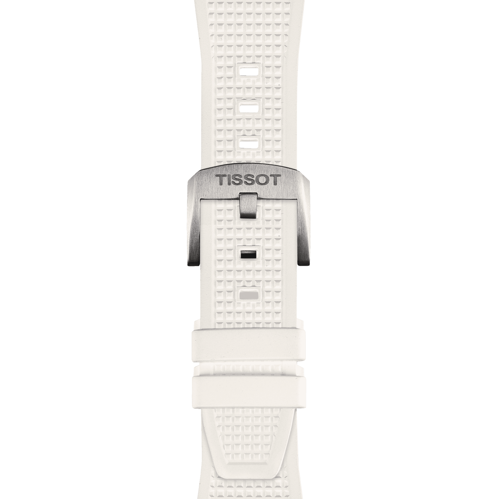Tissot Ersatzarmband Kautschuk weiß