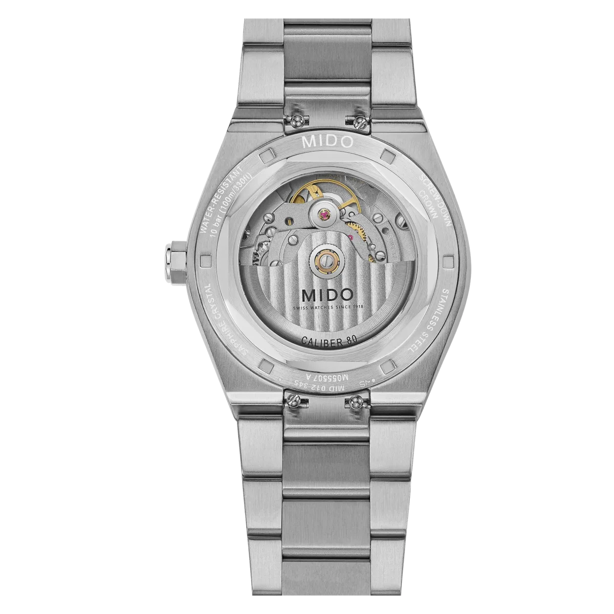 Mido Multifort 8 One Crown, Multicolor, Achteckige Lünette, Gangreserve bis zu 80 Stunden Herrenuhr M055.507.22.051.00
