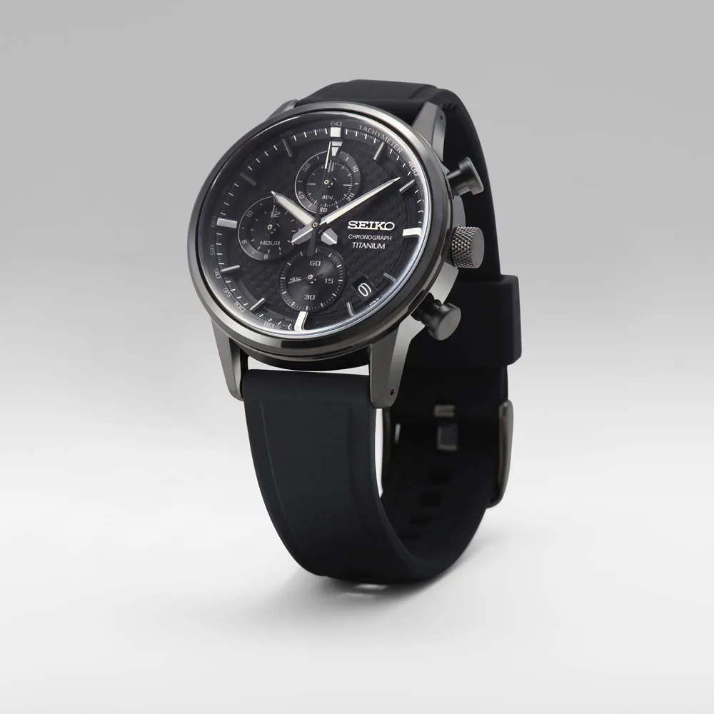 Seiko Titanium Chronograph SSB393P1 Herrenuhr