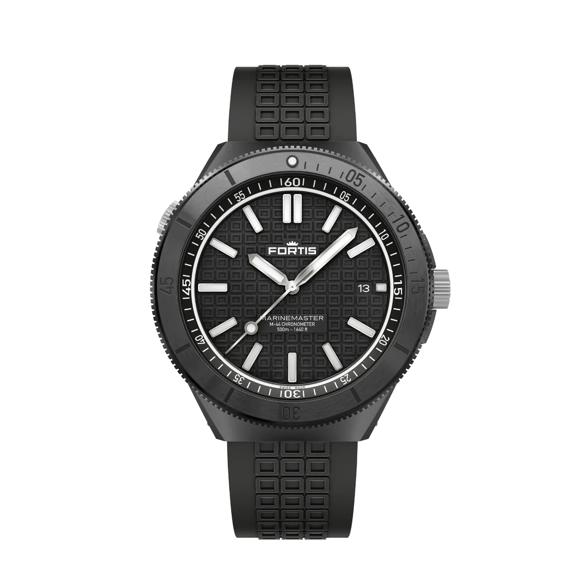 Fortis MARINEMASTER M44 DLC RESIN AUF HORIZON STRAP Herrenuhr F8120030