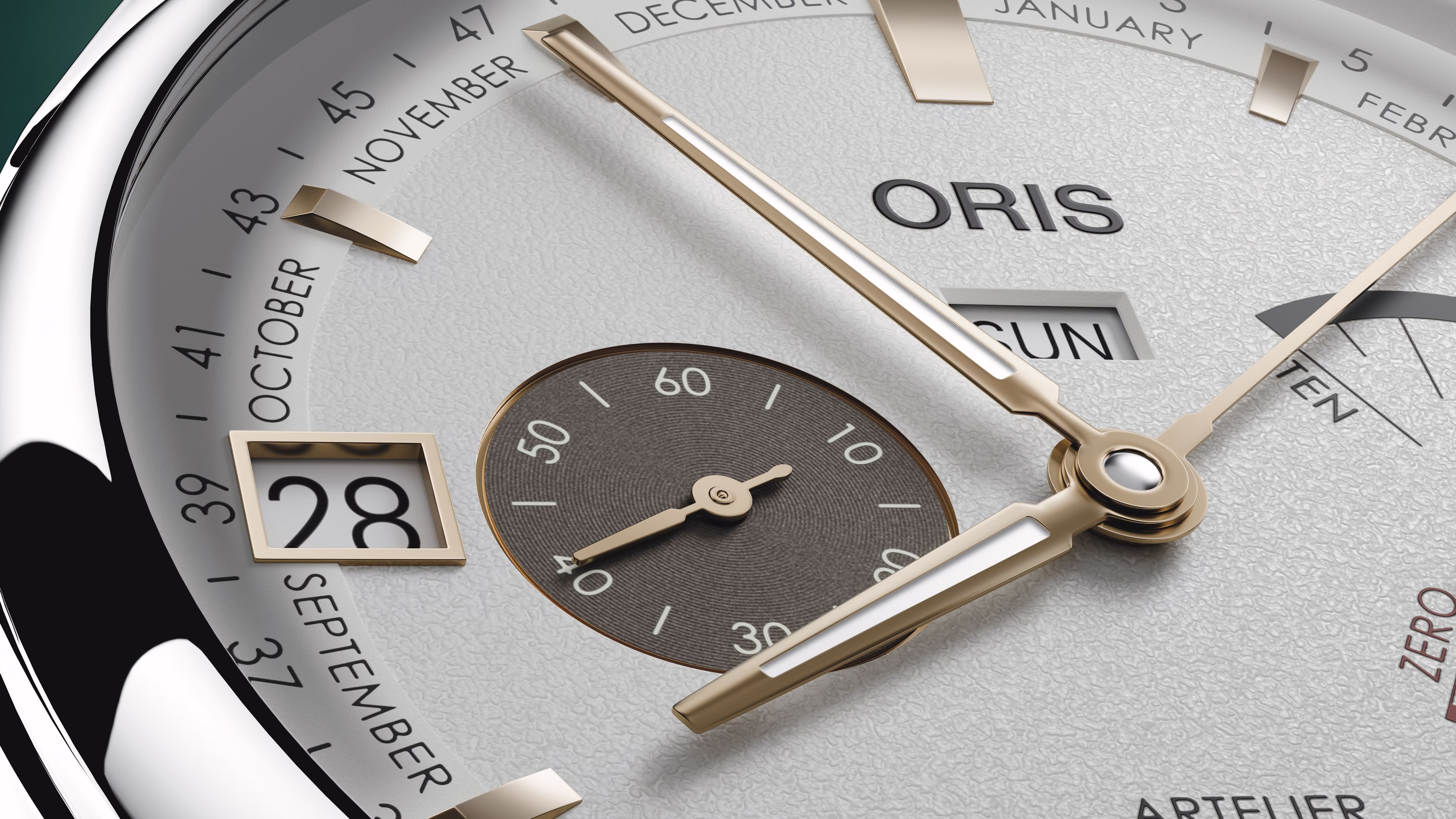 Oris Artelier Calibre 113 43mm Lederband  Weiß Herrenuhr 01 113 7806 4051-07 5 22 96FC