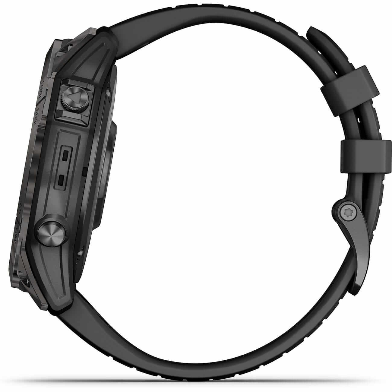 Garmin fēnix® 7X Pro Sapphire Solar Carbongrau Titan Silikonarmband 010-02778-11