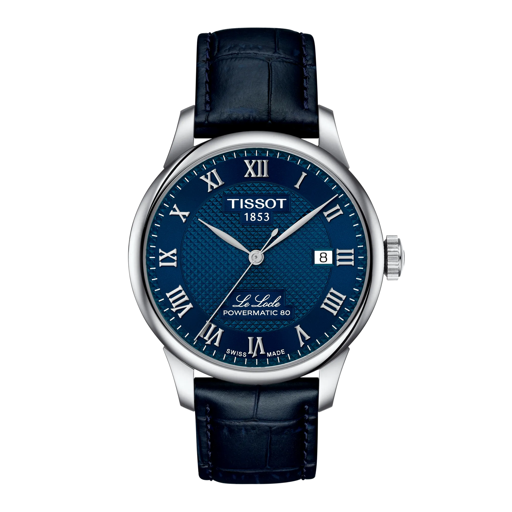 Tissot LE LOCLE Powermatic 80, Automatikuhr, Lederarmband Herrenuhr T006.407.16.043.00