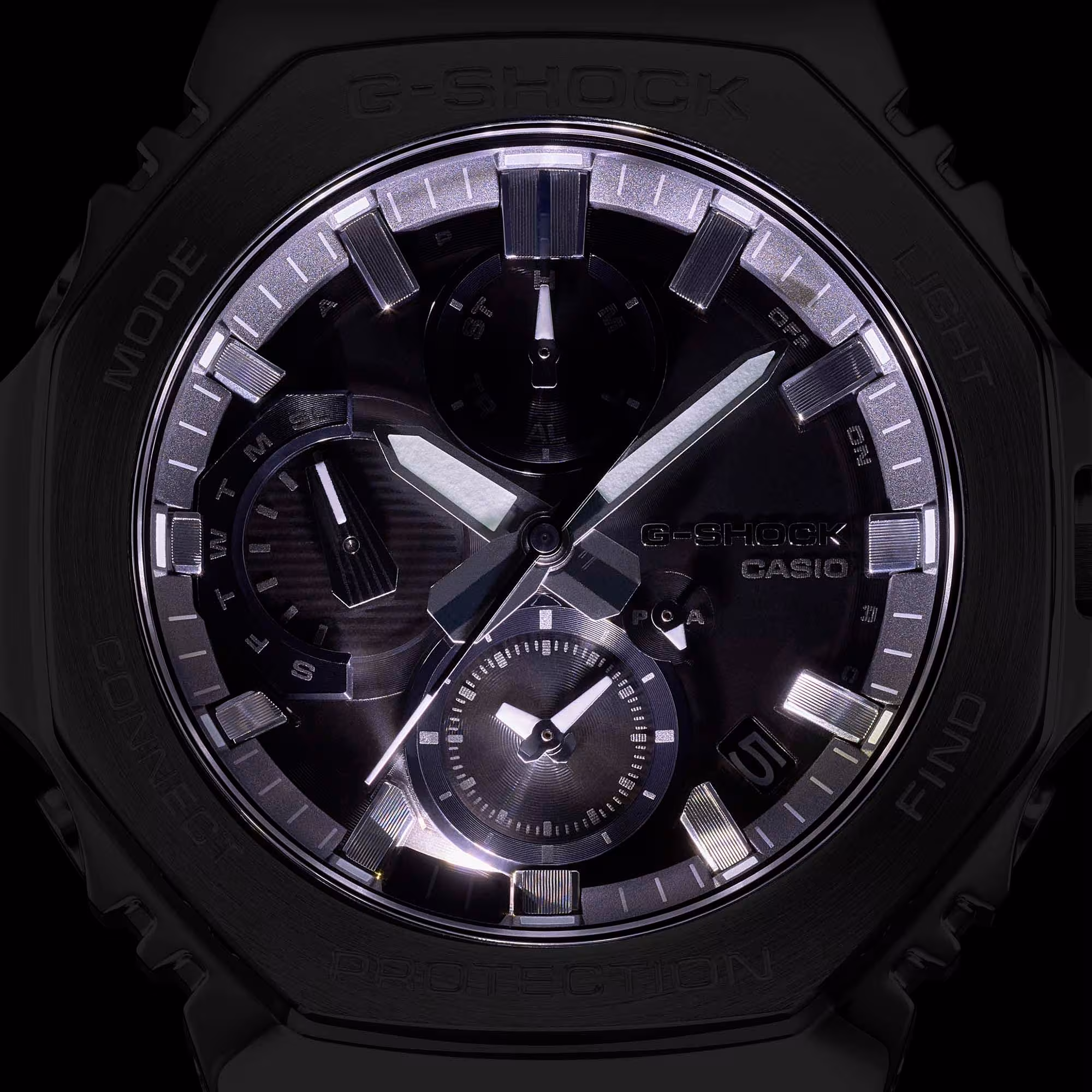 G-Shock G-Steel Protection Classic, Solar, Silikonband, 46mm Herrenuhr GMC-B2100Y-1AER
