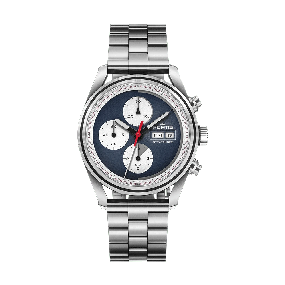 Fortis Stratoliner S-41 Blue Japan Herrenuhr F2340010