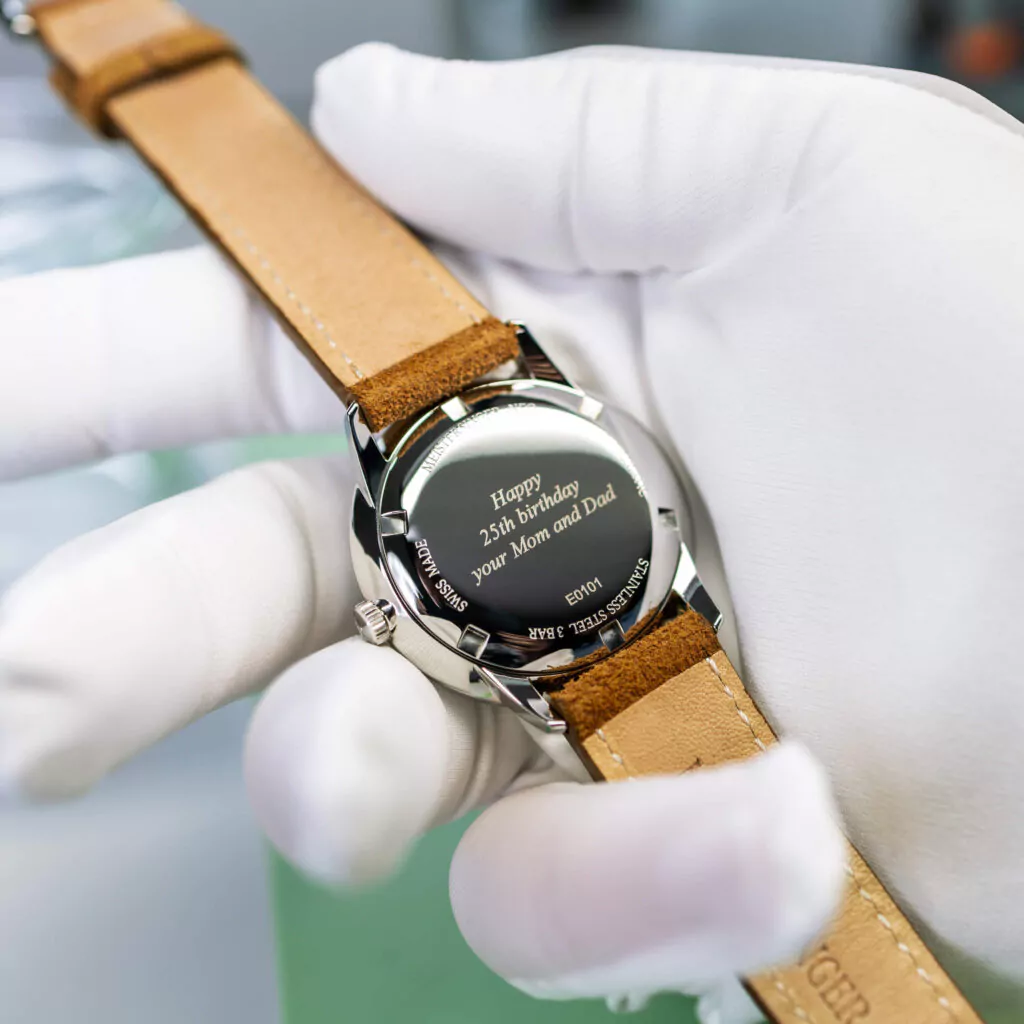 Meister Singer Neo Special - Hellrot, 36mm, Automatikwerk Damenuhr S-NES921S