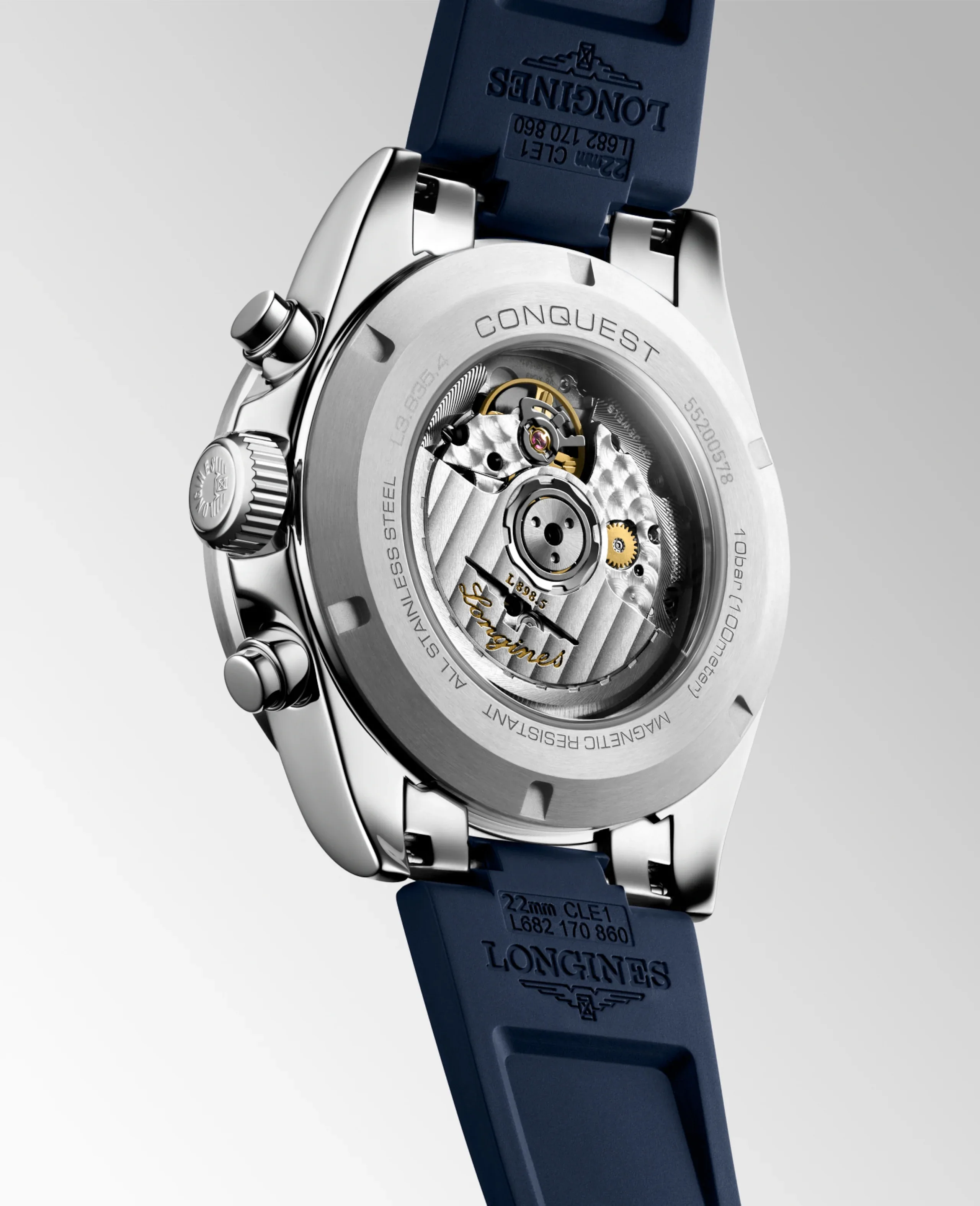 Longines Conquest Chronograph Blau Herrenuhr L3.835.4.98.9