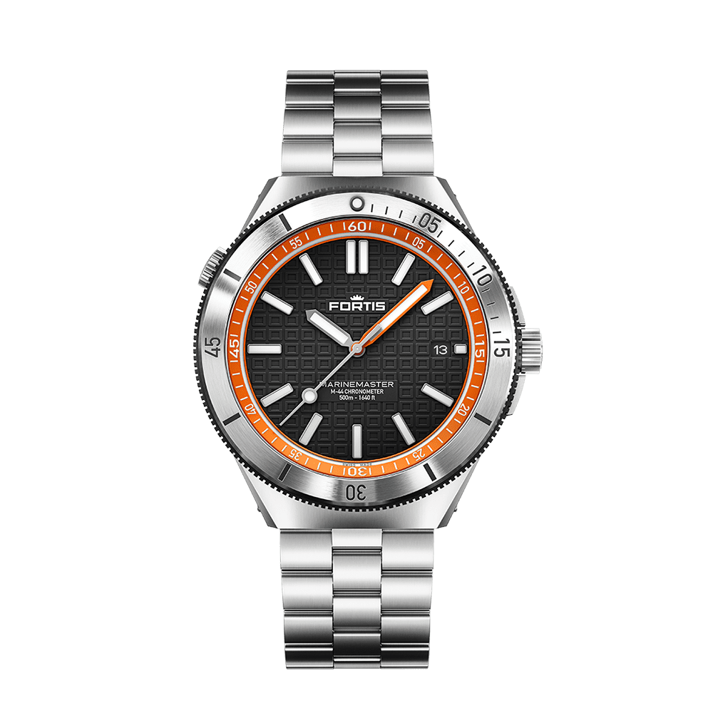 Fortis Marinemaster M-44 Amber Orange Herrenuhr F8120014