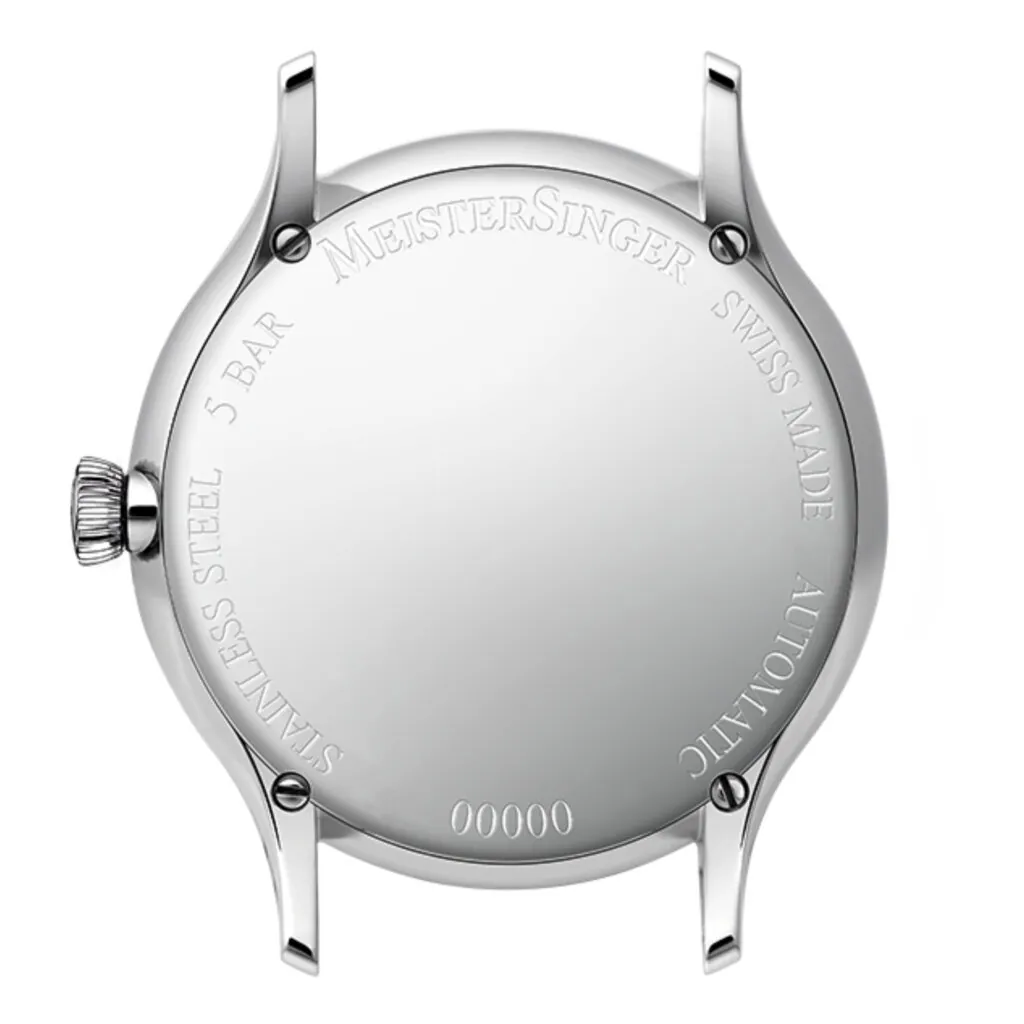Meister Singer Yaara - Lachs mit Silber, 36mm, Automatikuhrwerk Damenuhr YA916S