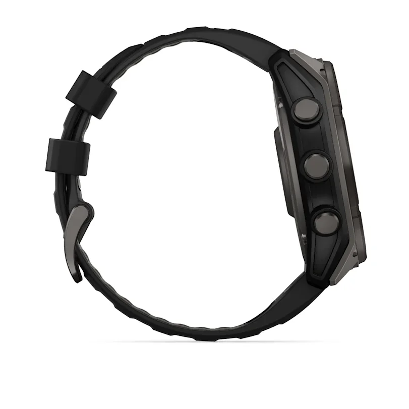 Garmin fēnix® 8 - 51 mm Solar Sapphire Graphit/Carbongrau Titan DLC 010-02907-11