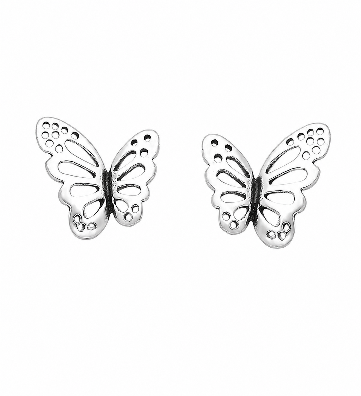 Schmetterling Ohrstecker 925/- Silber 