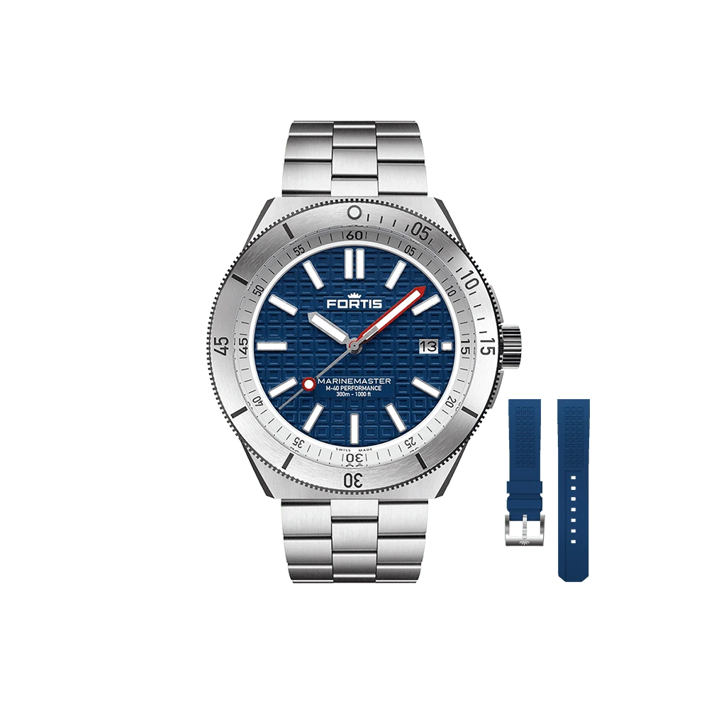 Fortis Marinemaster M-40 Blue Japan Herrenuhr F8120012
