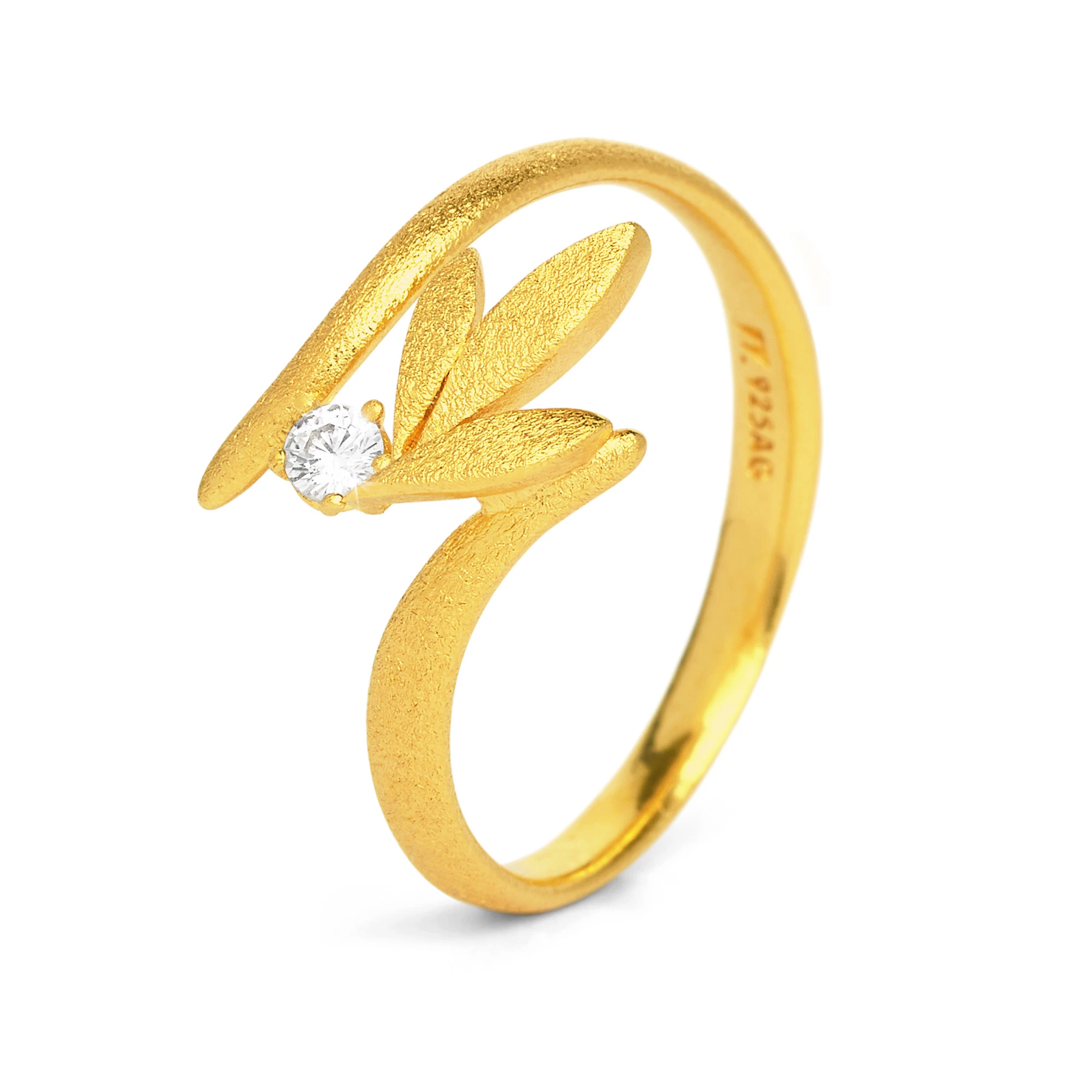 Bernd Wolf Ring Strelisa Zirkonia 925er Sterlingsilber, Gr. 53, 53137156-053