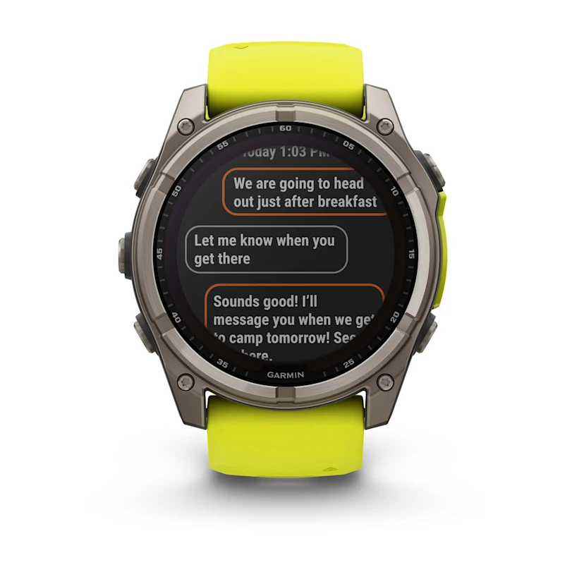 Garmin fēnix® 8 - 51 mm Solar Sapphire Graphit/Titanium Titan 010-02907-21