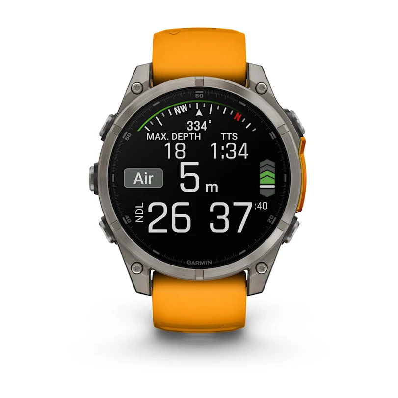 Garmin fēnix® 8 - 47 mm AMOLED Sapphire Graphit/Titanium Titan 010-02904-11