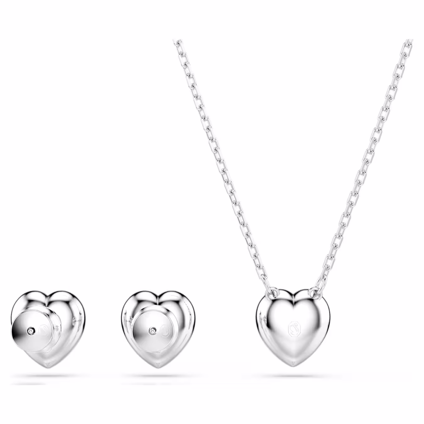 Swarovski  Ariana Grande x Swarovski Set Verschiedene Schliffe, Herz, Weiß, Rhodiniert