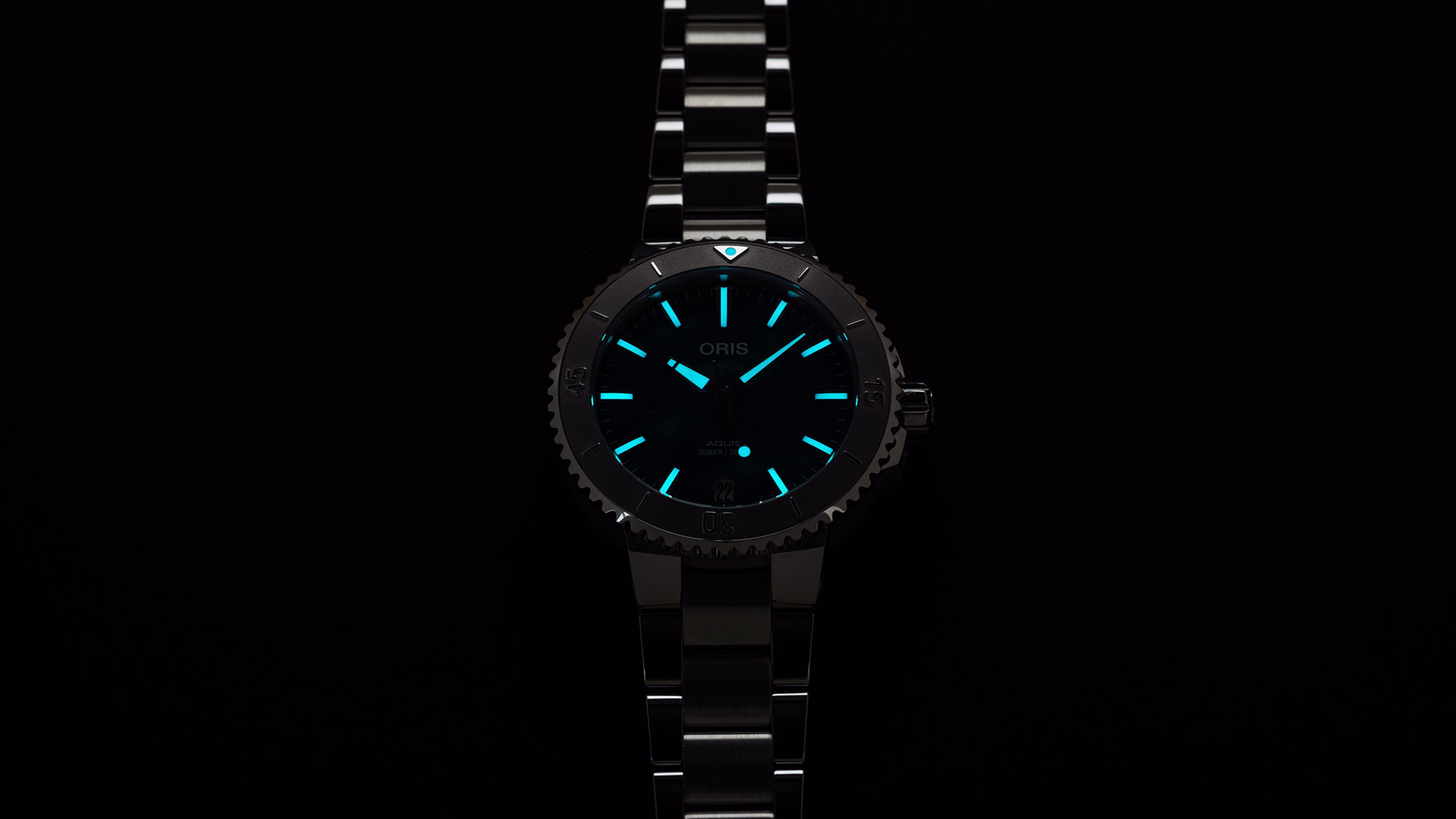 Oris Oris X Bracenet 36,5mm Lünette mit Minutenskala Damenuhr 01 733 7770 4137-07 8 18 05P