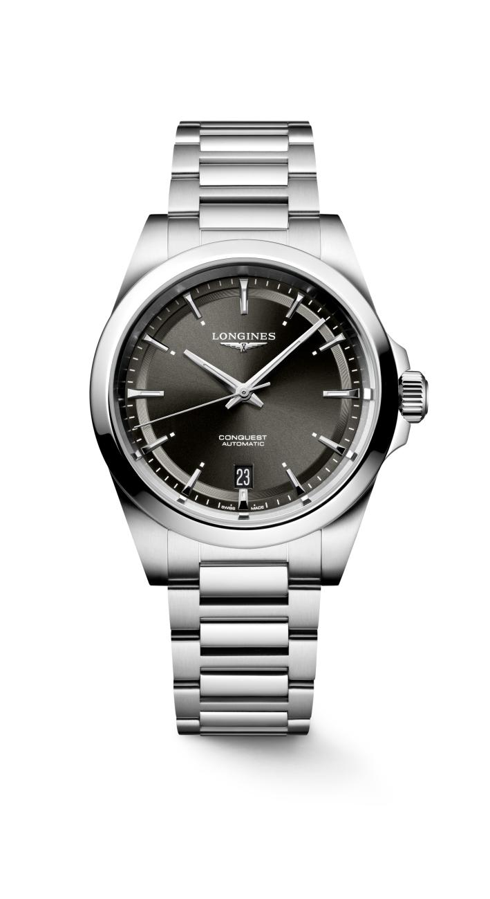 Longines Conquest 38mm schwarz Herrenuhr L3.720.4.52.6