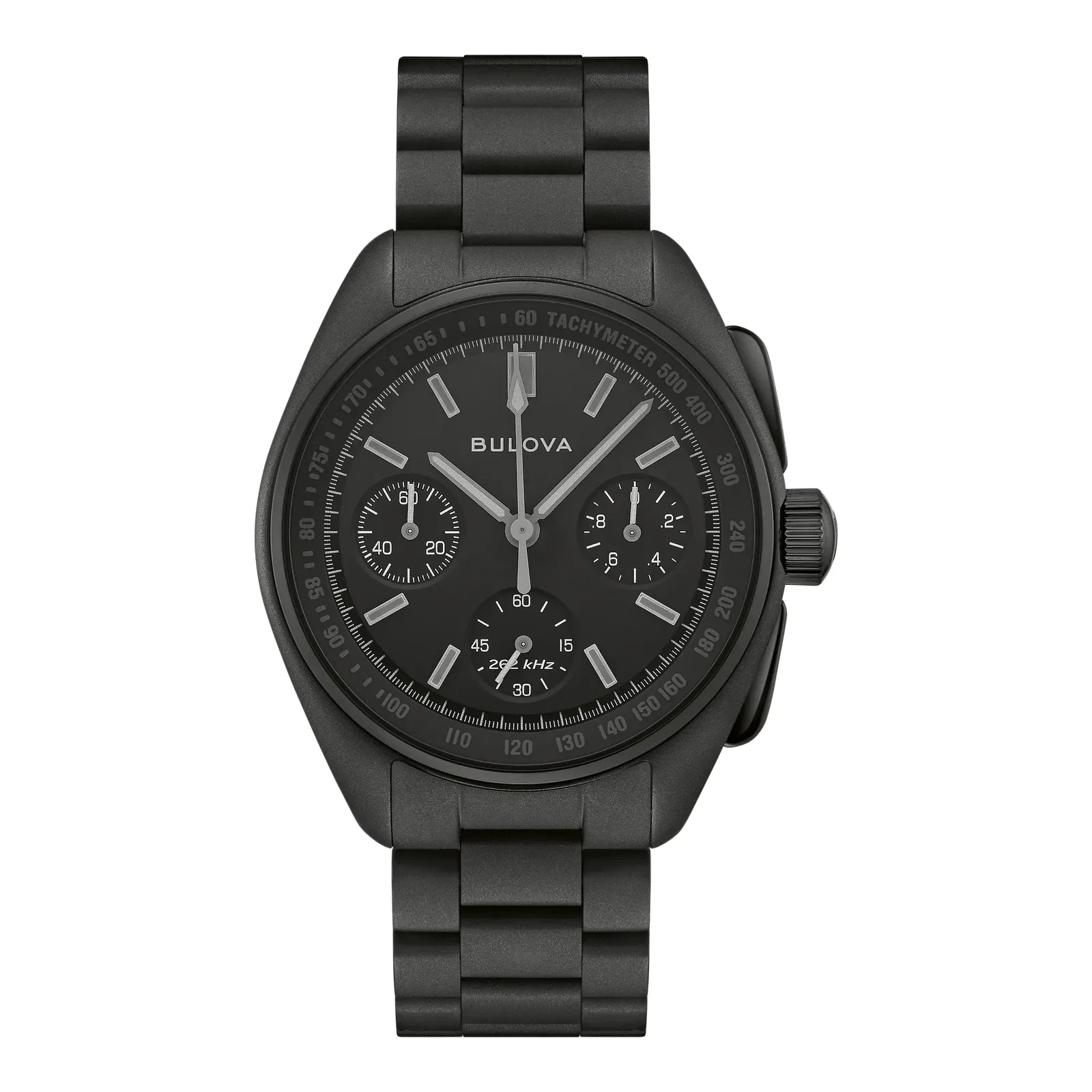 Bulova Lunar Pilot Black Hole Chronograph Limited Edition schwarz Herrenuhr 98A335