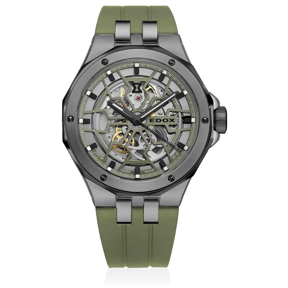Edox Delfin Mecano Herrenuhr 85303 357GNCAV VONB